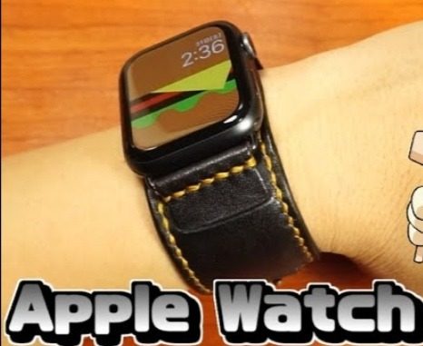 Выкройка кожаный ремешок под Apple Watch